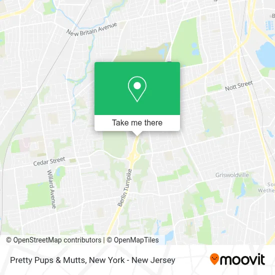 Pretty Pups & Mutts map