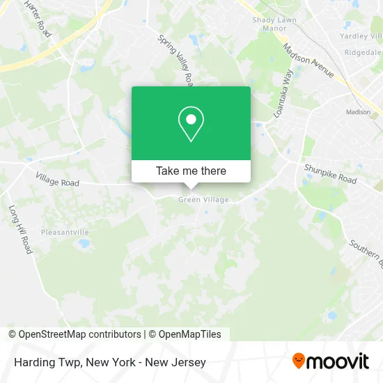 Harding Twp map