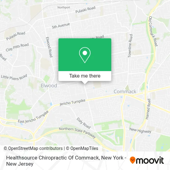 Healthsource Chiropractic Of Commack map