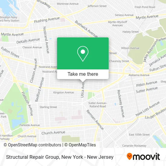 Structural Repair Group map