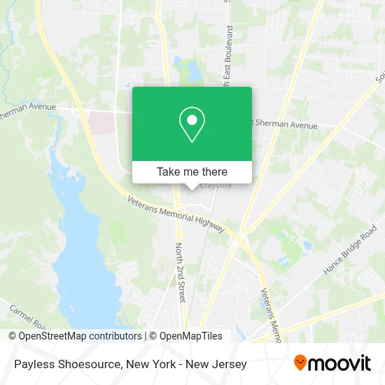 Payless Shoesource map