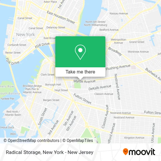 Radical Storage map