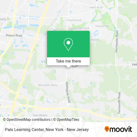 Pals Learning Center map