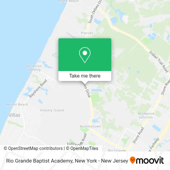 Rio Grande Baptist Academy map