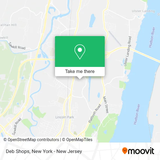 Deb Shops map