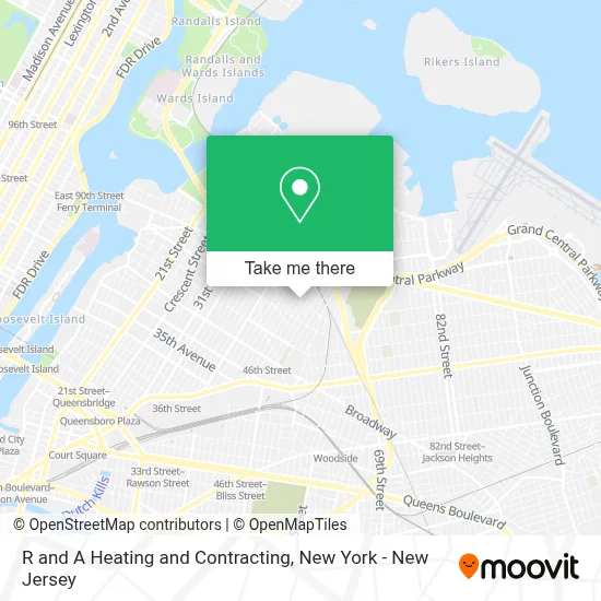 R and A Heating and Contracting map