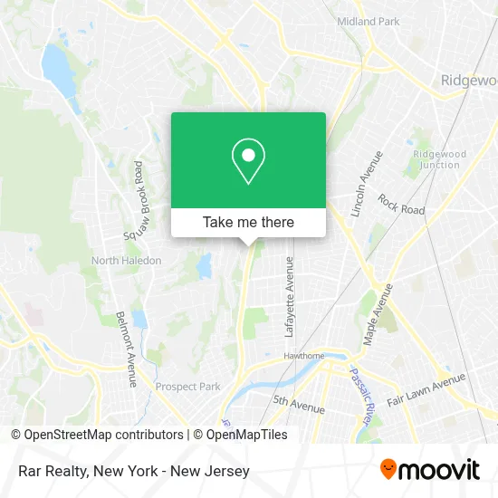 Rar Realty map
