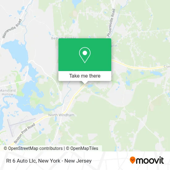 Rt 6 Auto Llc map