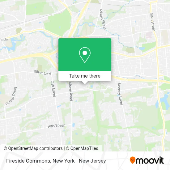 Fireside Commons map