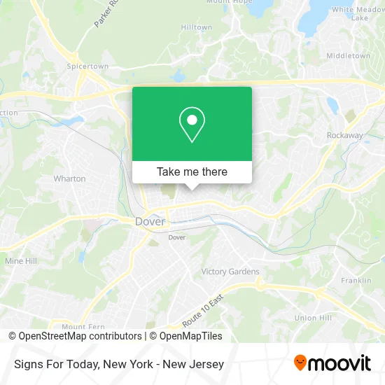 Signs For Today map