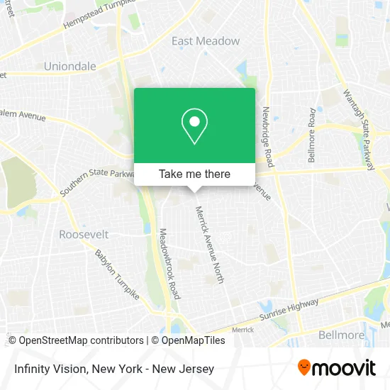 Infinity Vision map