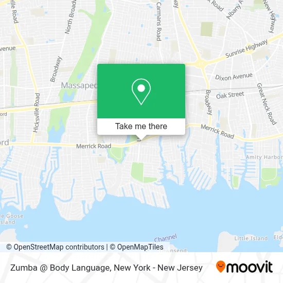 Zumba @ Body Language map
