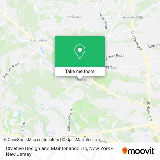 Creative Design and Maintenance Llc map