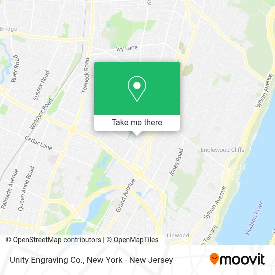 Unity Engraving Co. map