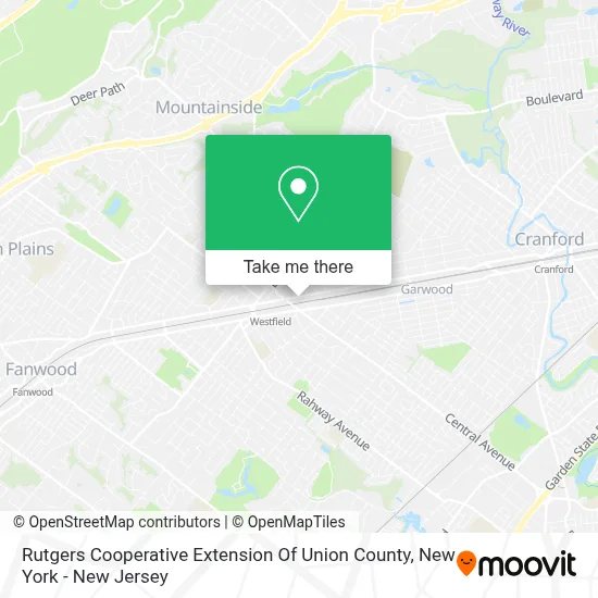 Rutgers Cooperative Extension Of Union County map