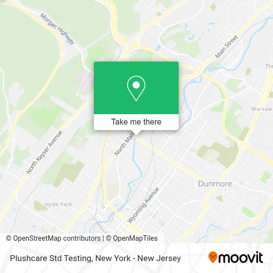 Plushcare Std Testing map
