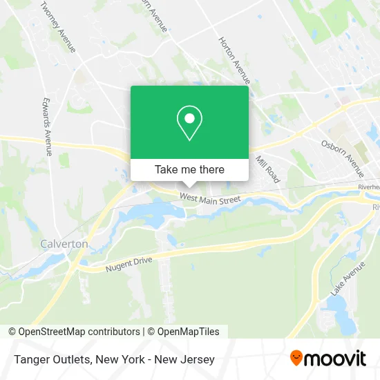 Tanger Outlets map