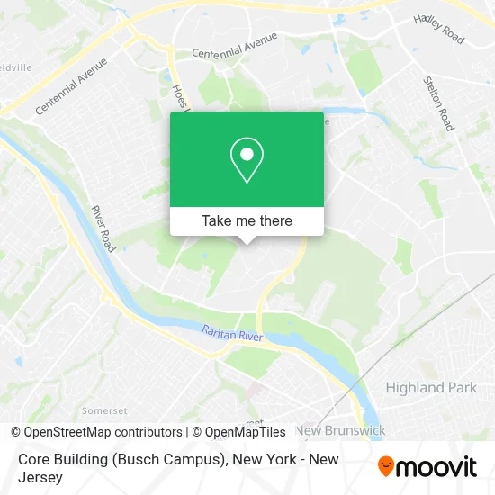 Core Building (Busch Campus) map