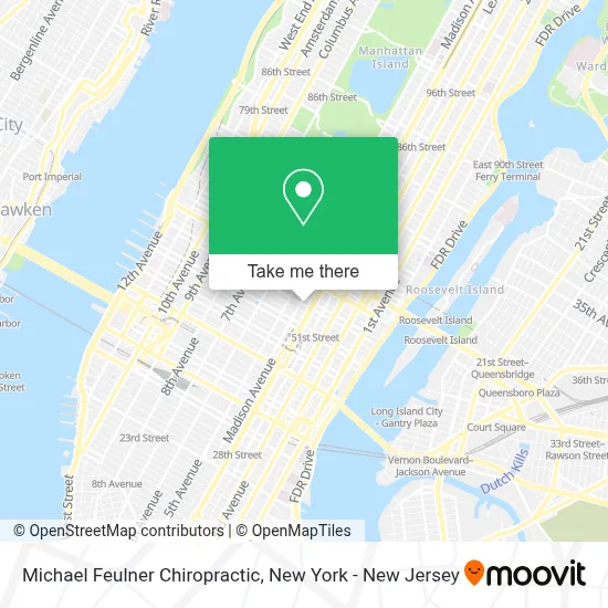 Michael Feulner Chiropractic map