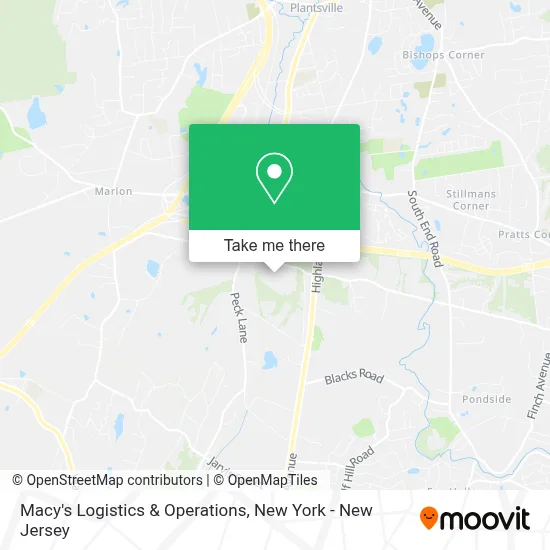 Macy's Logistics & Operations map