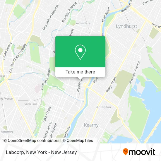 Labcorp map