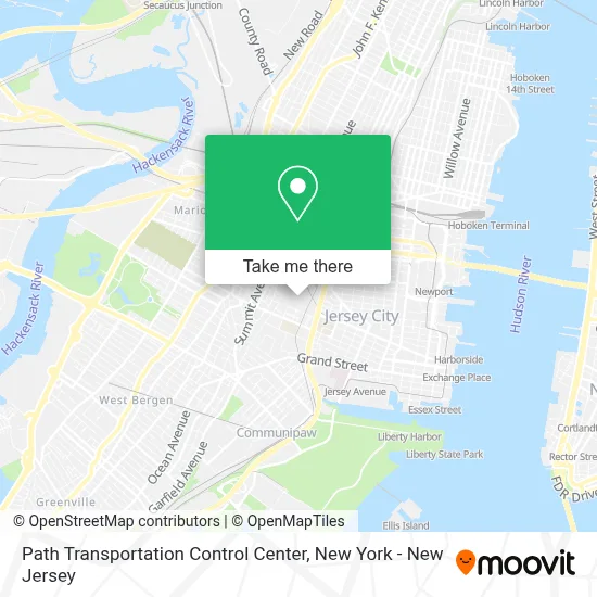 Path Transportation Control Center map
