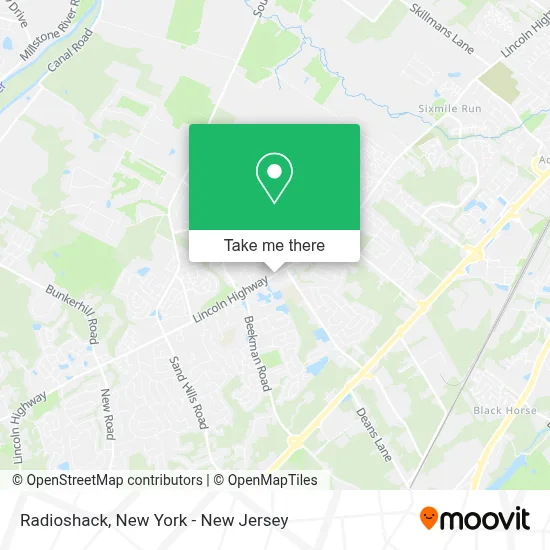 Radioshack map