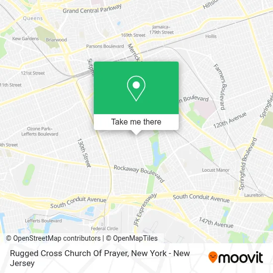 Rugged Cross Church Of Prayer map