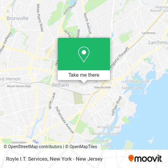 Royle I.T. Services map