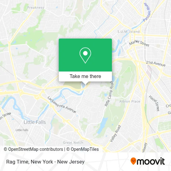 Rag Time map
