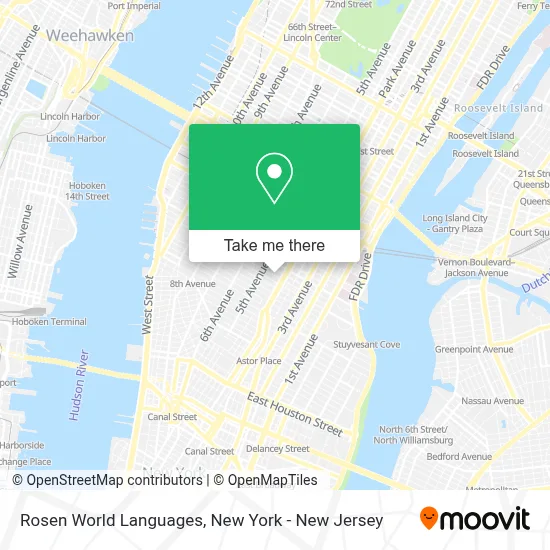 Rosen World Languages map