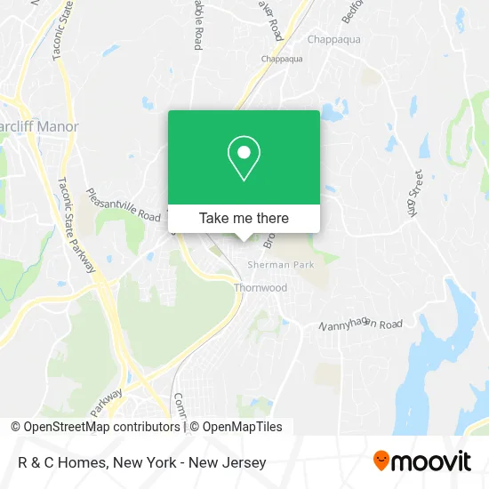 R & C Homes map