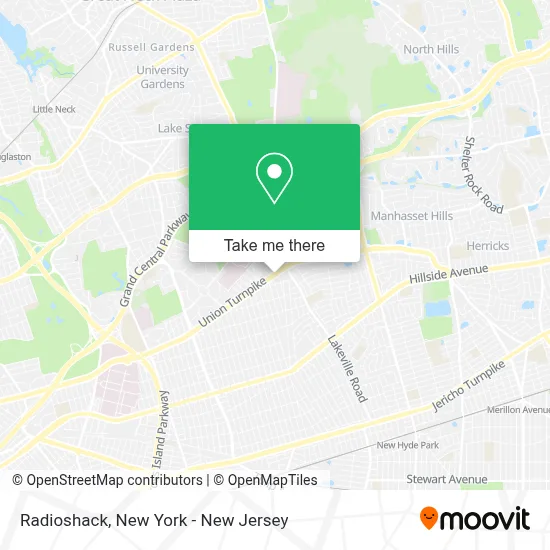 Radioshack map