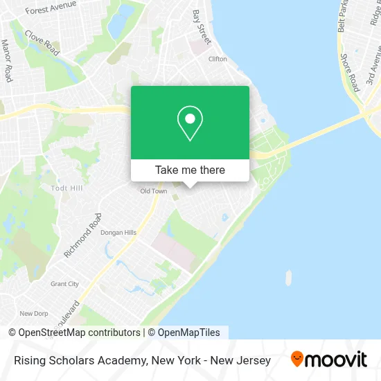 Rising Scholars Academy map