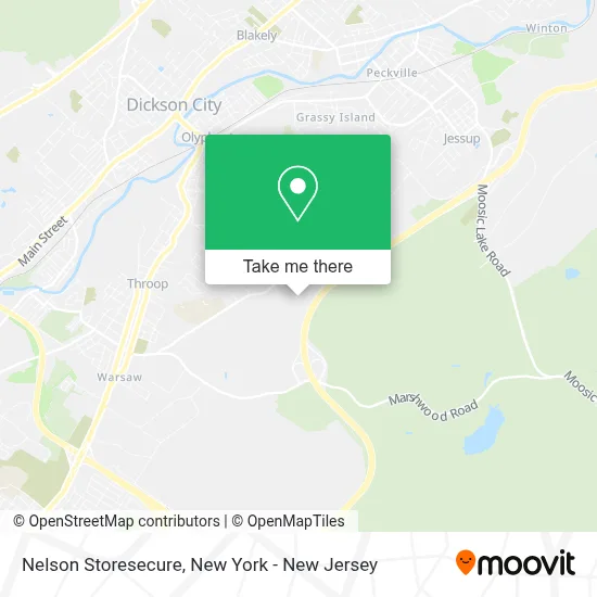 Nelson Storesecure map