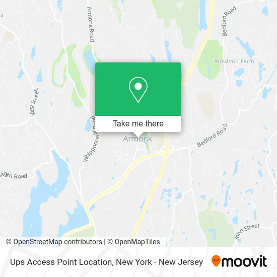Ups Access Point Location map