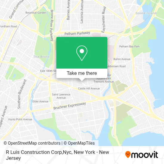 R Luis Construction Corp,Nyc map
