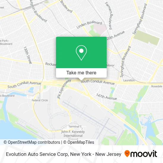 Evolution Auto Service Corp map