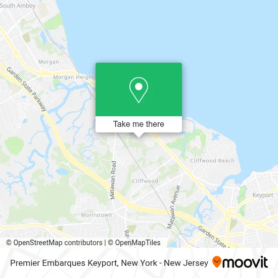 Premier Embarques Keyport map