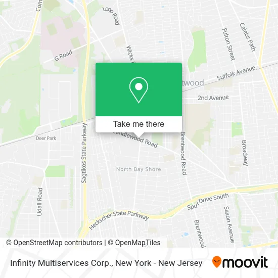 Infinity Multiservices Corp. map