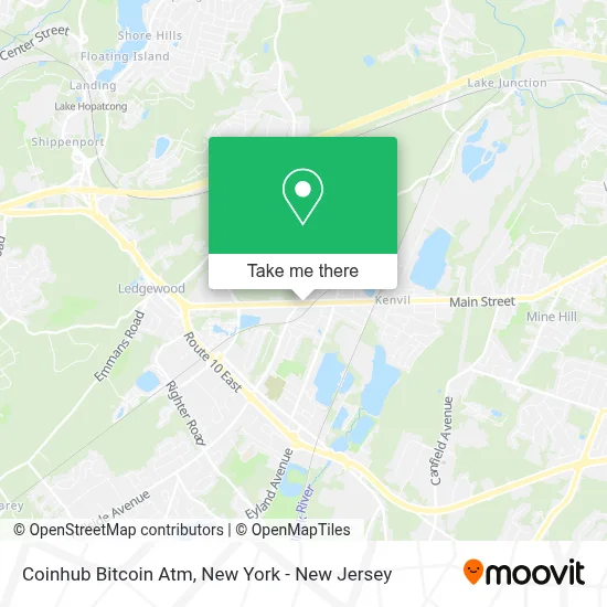 Coinhub Bitcoin Atm map
