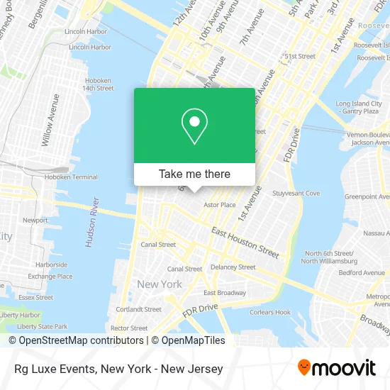 Rg Luxe Events map