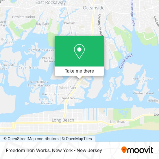 Freedom Iron Works map