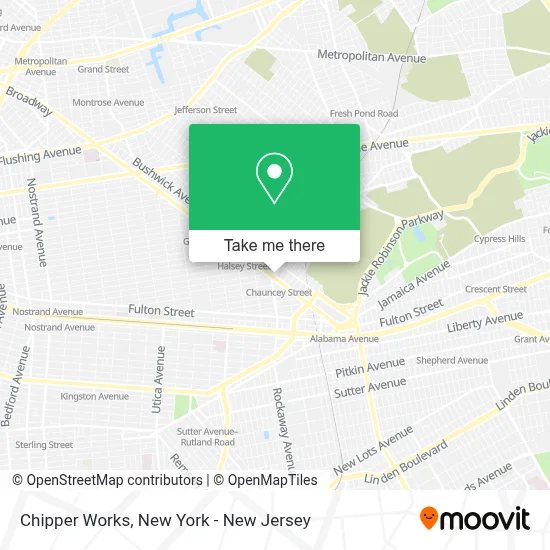 Chipper Works map