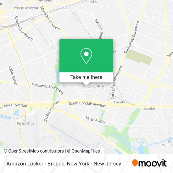 Amazon Locker - Brogue map