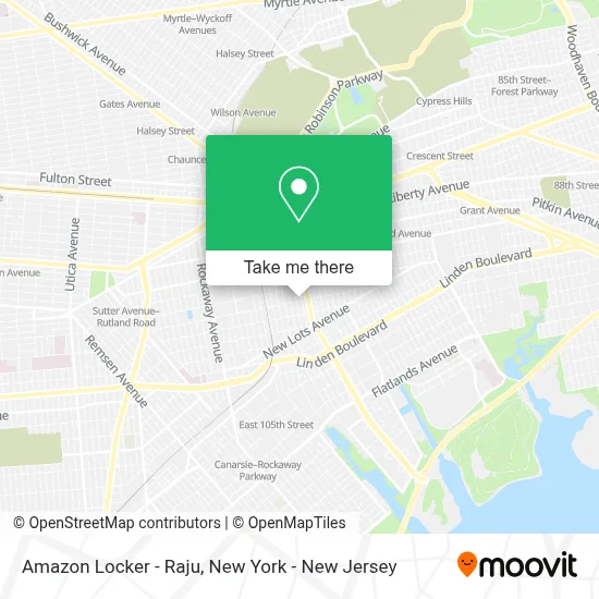 Amazon Locker - Raju map