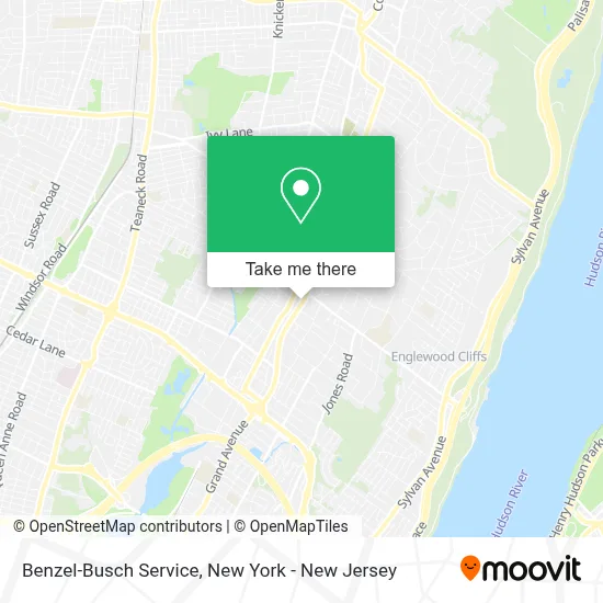 Benzel-Busch Service map