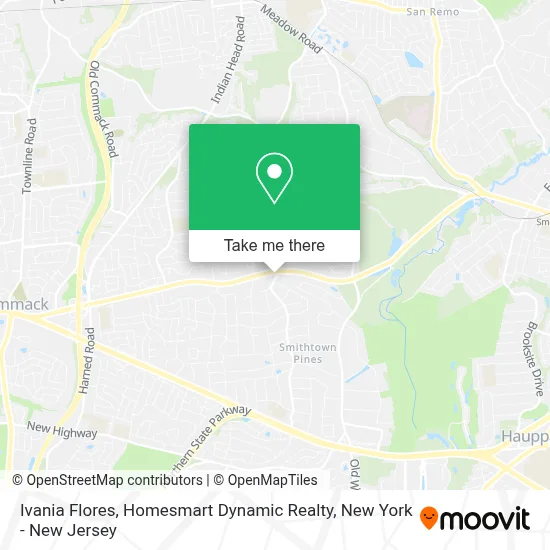 Ivania Flores, Homesmart Dynamic Realty map