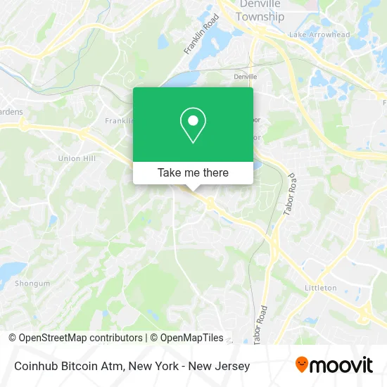 Coinhub Bitcoin Atm map