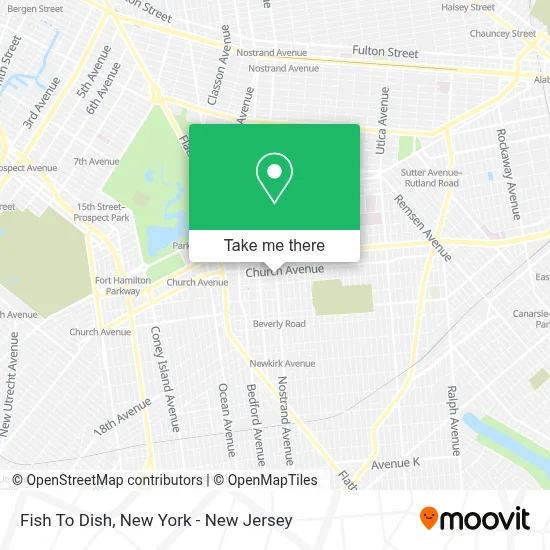Fish To Dish map
